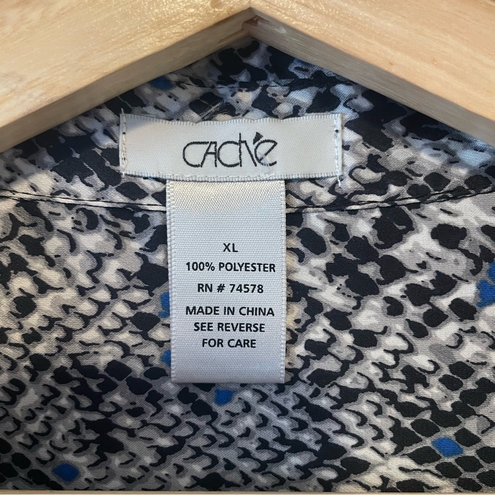 Cache Snake Print Blouse - Picture 2 of 5